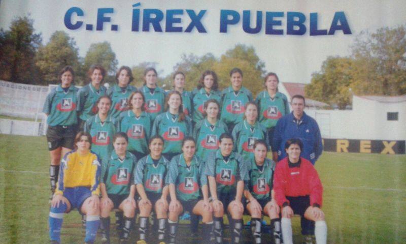 Plantilla del Irex Puebla en una de sus múltiples temporadas 