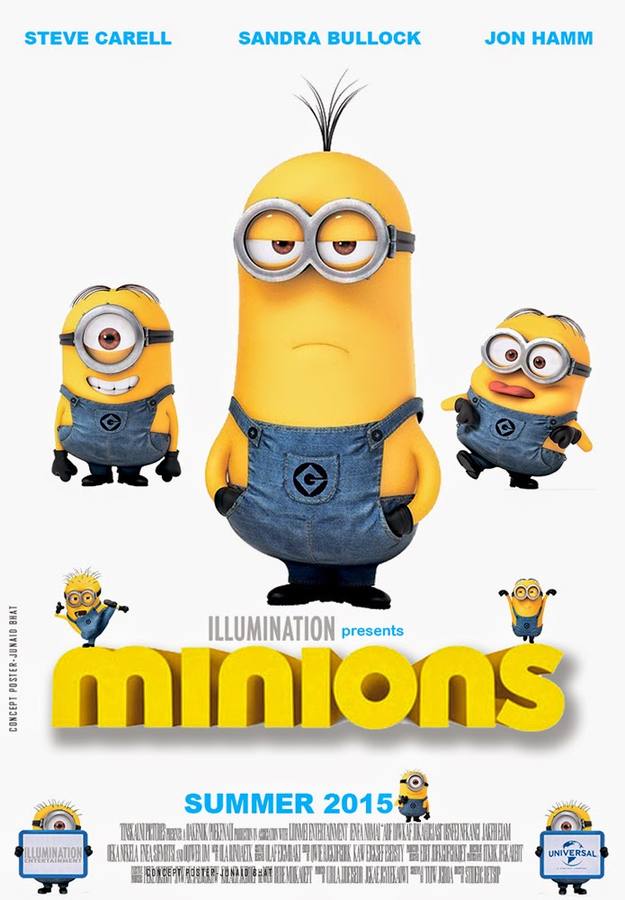 La película "Los Minions" se proyecta en Puebla de la Calzada.
