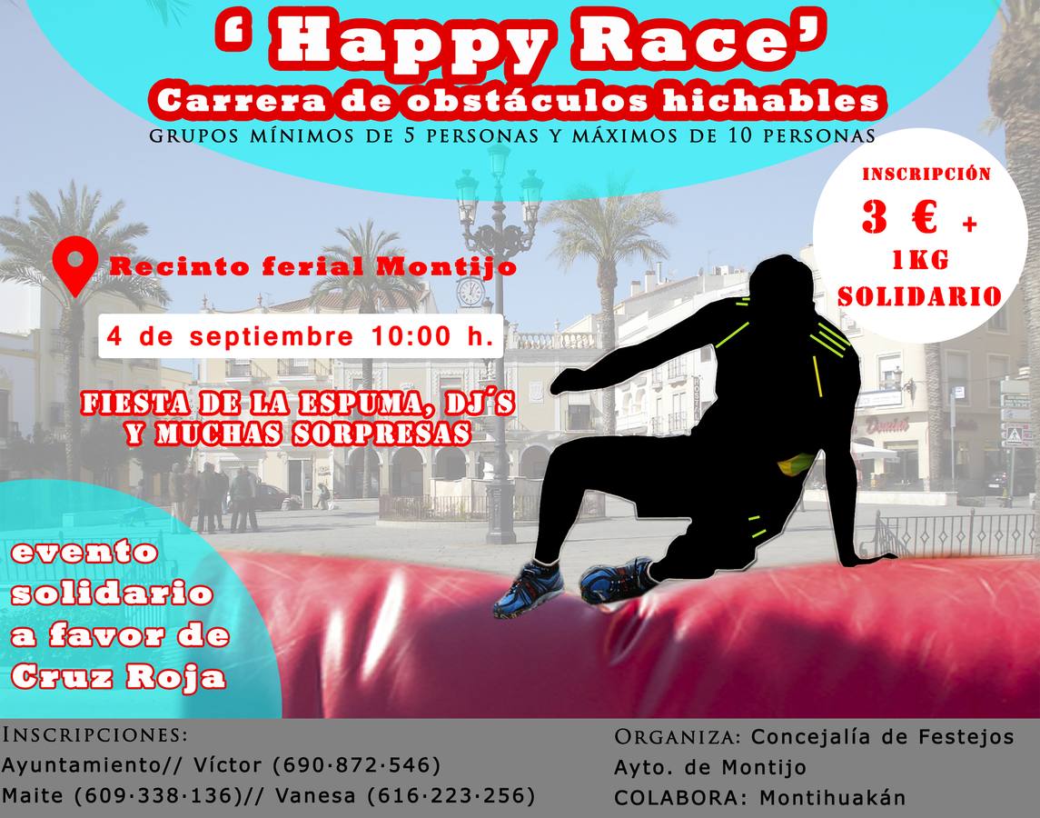 Llega la 'I Happy Race' en la Feria y Fiestas de Montijo