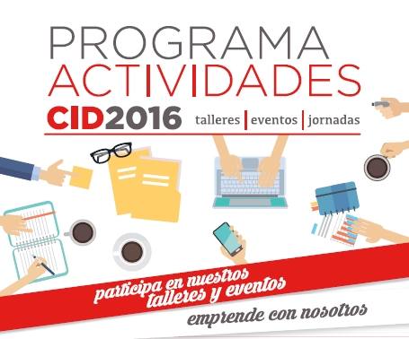 Programa de actividades CID Centros Integrales de Desarrollo