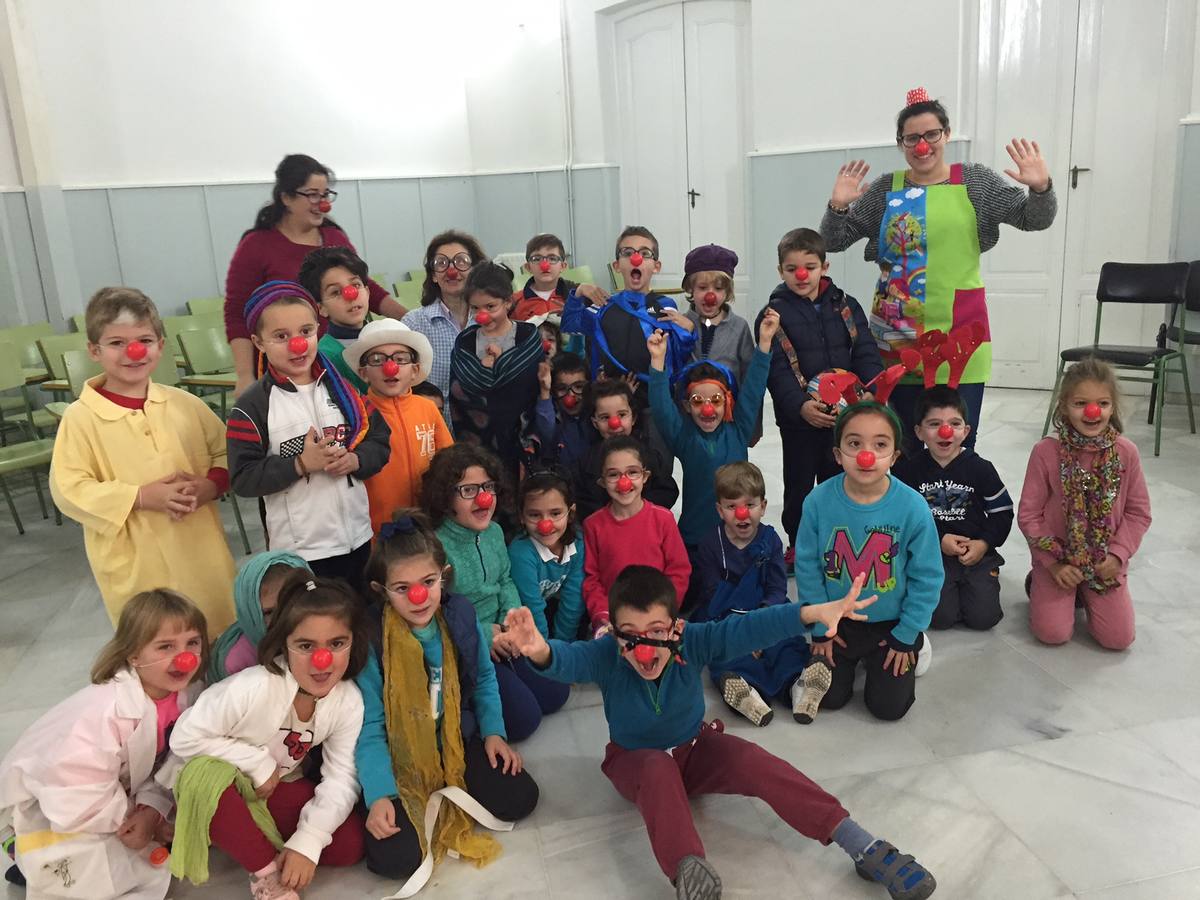 Taller de 'Clown' para los escolares