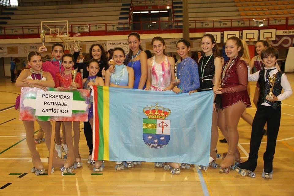 El Club de Patinaje Perseidas obtienen buenos resultados en su primera competición nacional