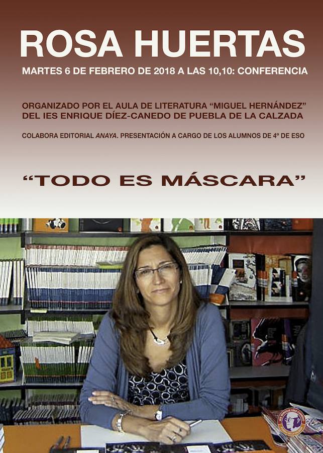 La escritora Rosa Huertas