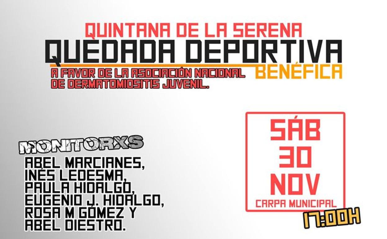 La carpa municipal acogerá un encuentro deportivo benéfico el próximo 30 de noviembre