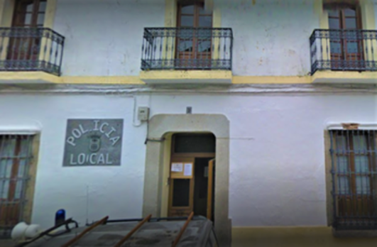 Fachada de la Policía Local de Quintana 