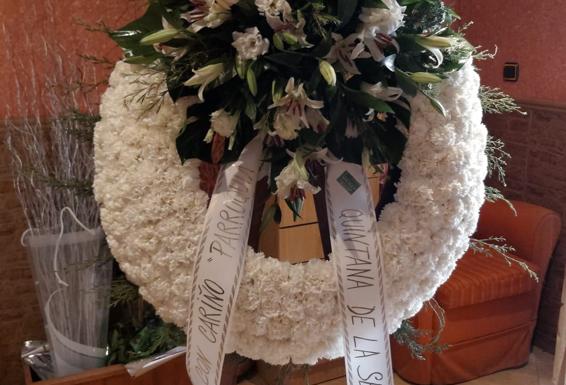 La corona enviada desde la parroquia de Quintana 