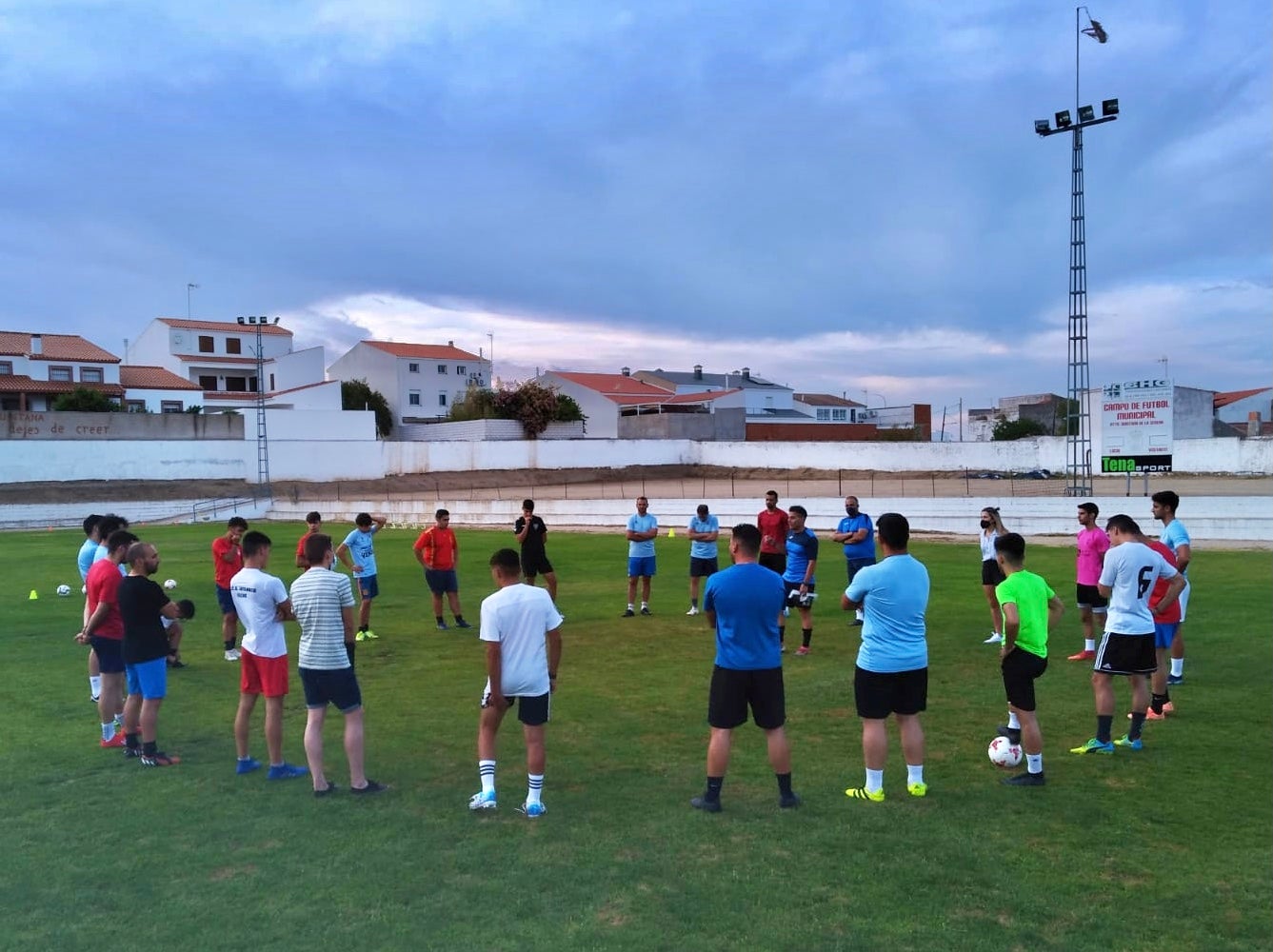 El primer entrenamiento del equipo el pasado martes 