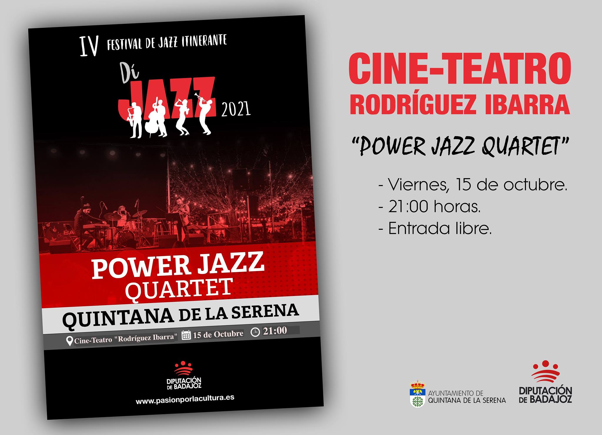 Sesión de Jazz esta tarde en el Rodríguez Ibarra 