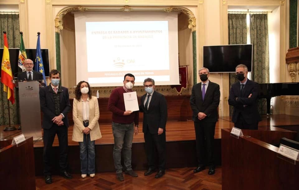 Raimundo Dávila en el acto de Diputación de Badajoz 