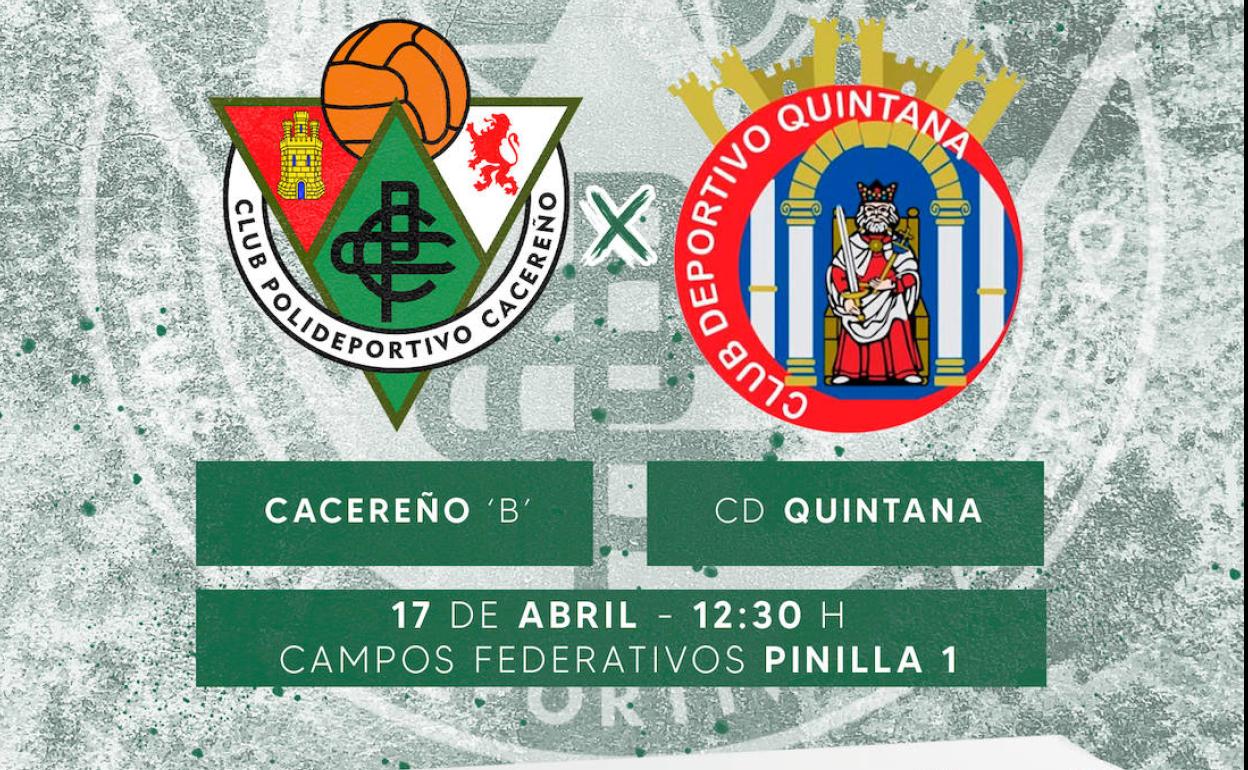 El CD Quintana jugará la 1ª vuelta de los playoffs de ascenso este domingo en Cáceres