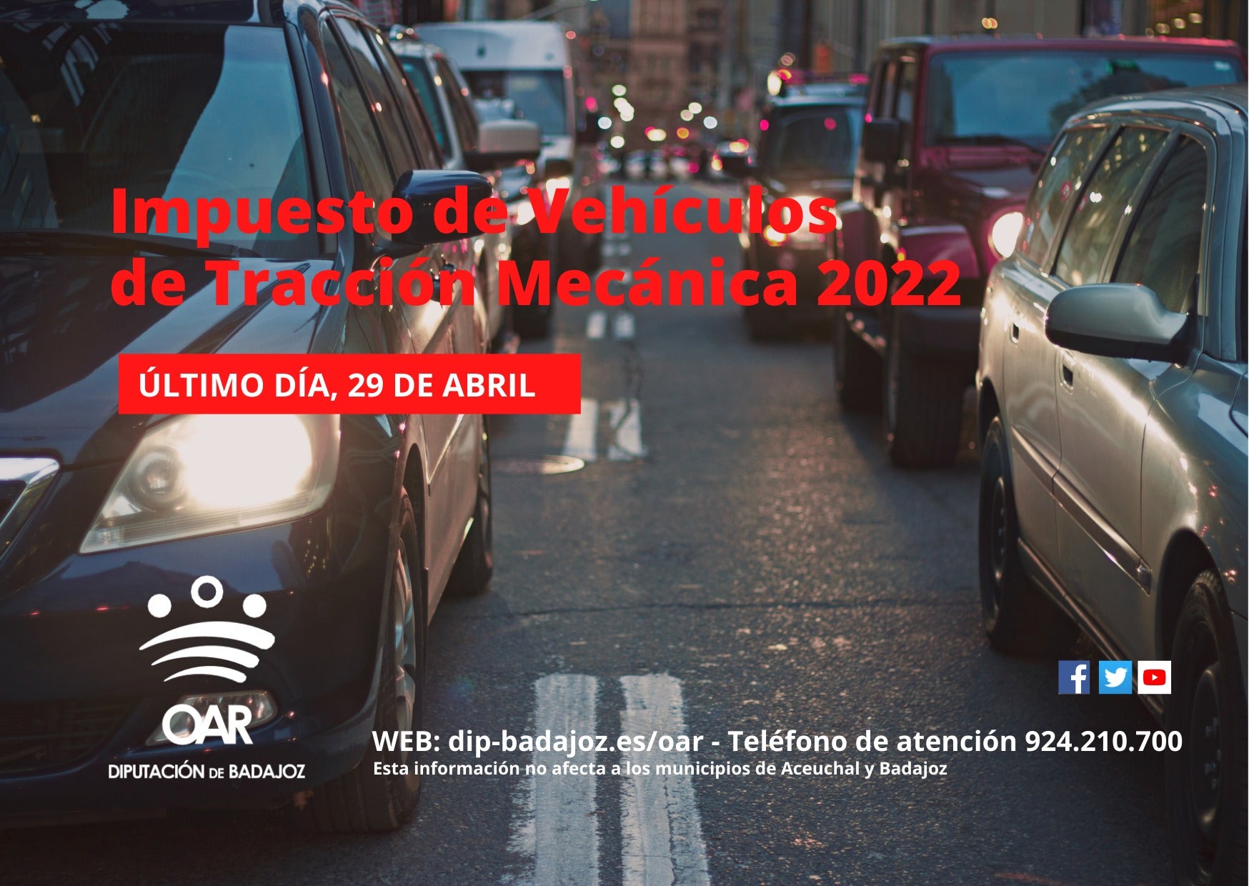 Desde el Ayuntamiento informan que termina el plazo para pagar el impuesto de 'rodaje'