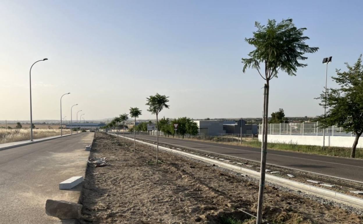 Las obras de jardinería de la Ronda Este están próximas a finalizar