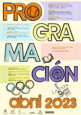 El Ayuntamiento publica la programación cultural y deportiva de abril