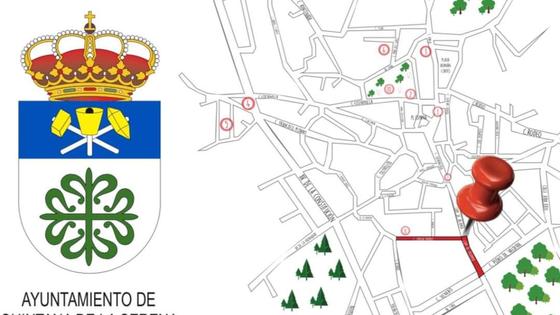 La calle Ortega Muñoz cortada por obras