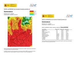 Riesgo alto de incendio en el día de San Isidro
