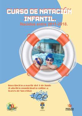 El plazo de inscripción para un curso de natación infantil se abre el 1 de junio
