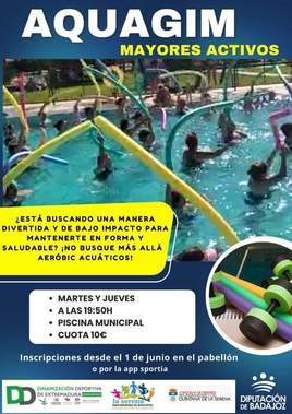 El plazo de inscripción de Aqua Gym se abre el 1 de junio