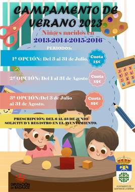 Se abre el plazo para el Campamento de Verano para niños de entre 7 y 10 años