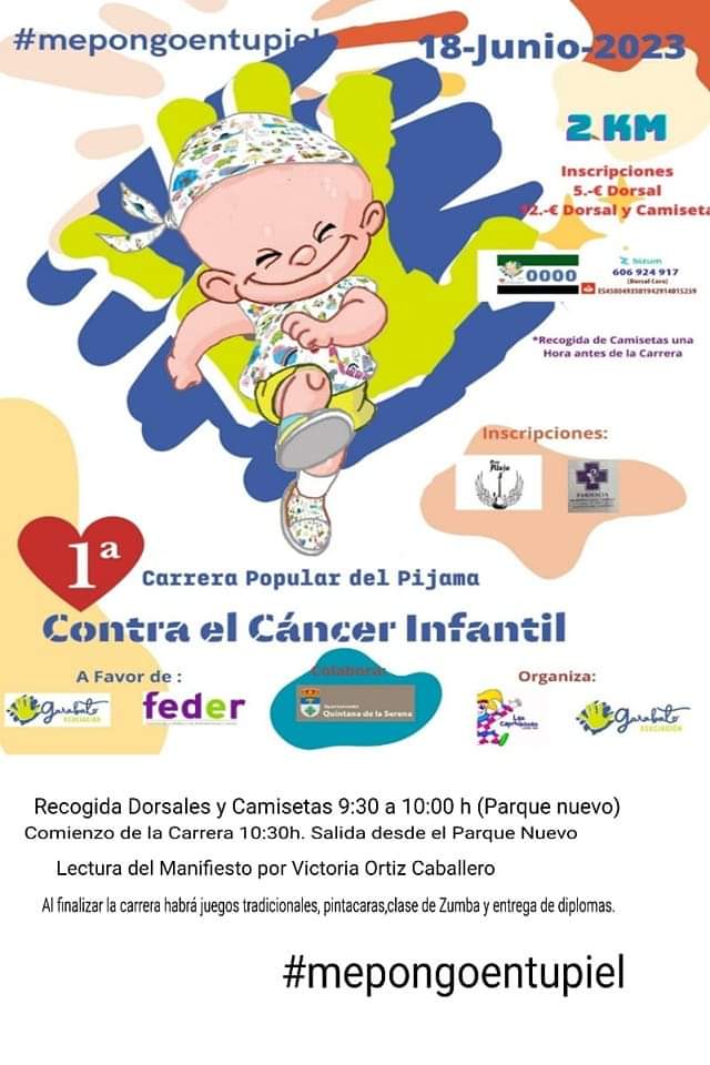 1ª Carrera Popular del Pijama contra el Cáncer Infantil
