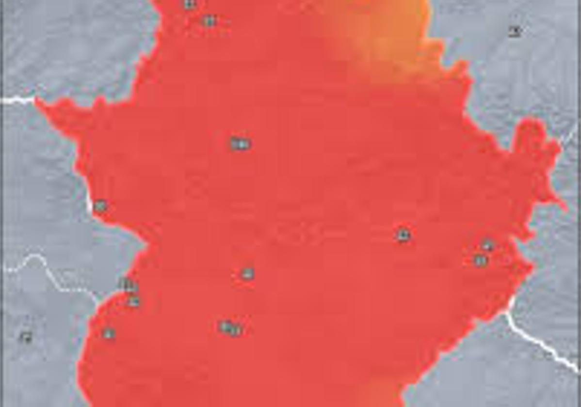 Alerta amarilla este domingo por altas temperaturas