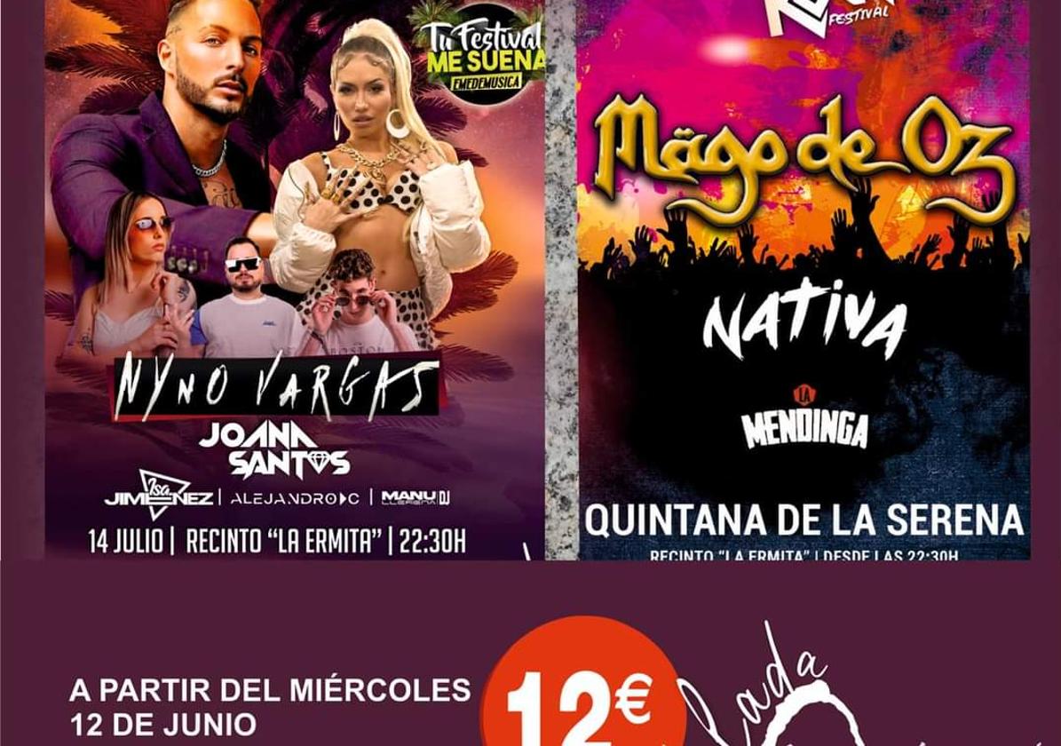 Las entradas para la fiesta Latina y Granirock, hasta el 12 de julio en la Casa de la Cultura