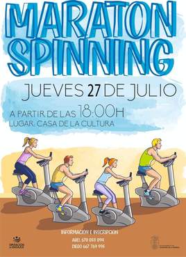 Abierto el plazo de inscripción para el Maratón de Spinning