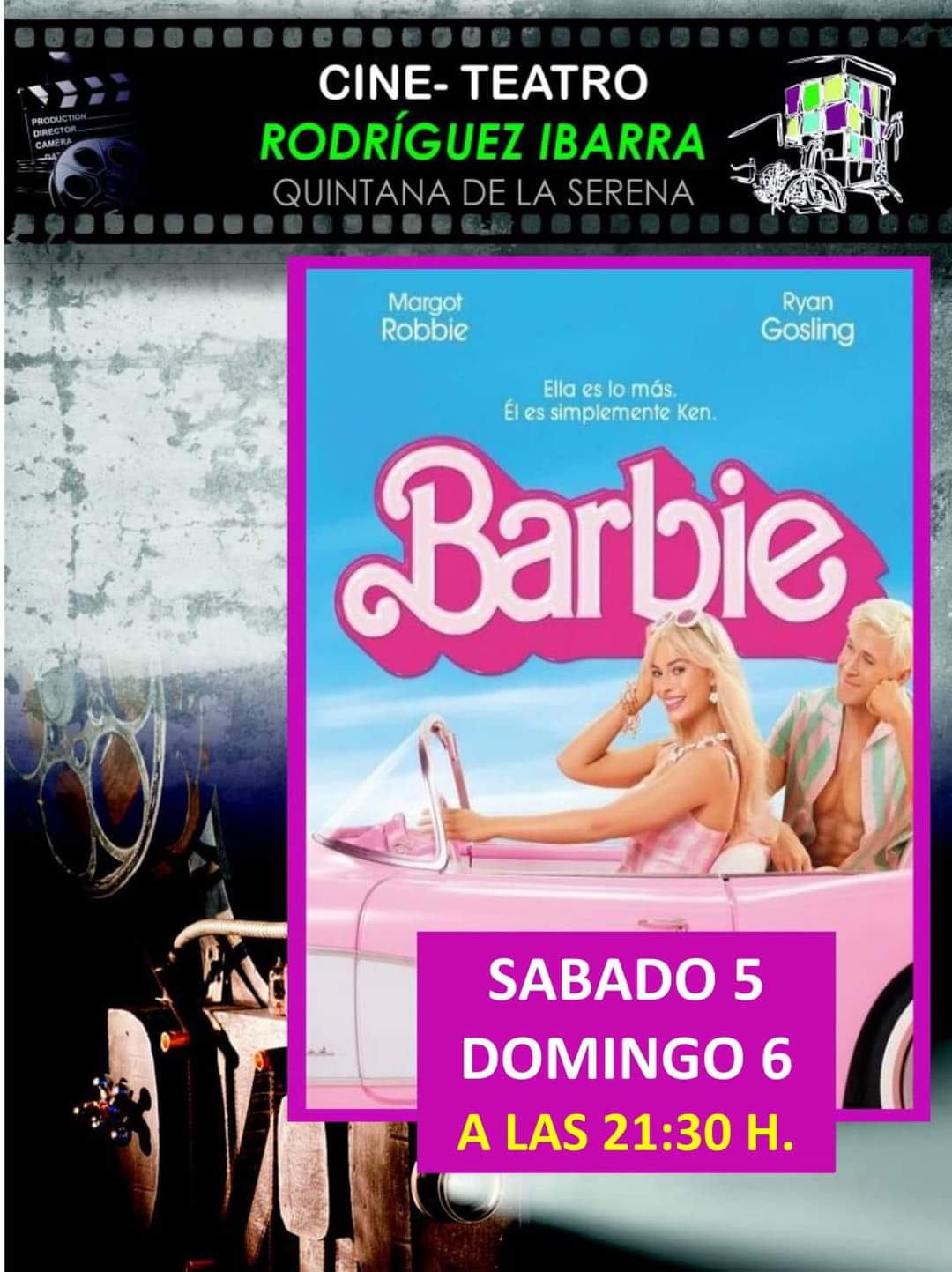 Doble sesión de 'Barbie' en el Cine Teatro Rodríguez Ibarra