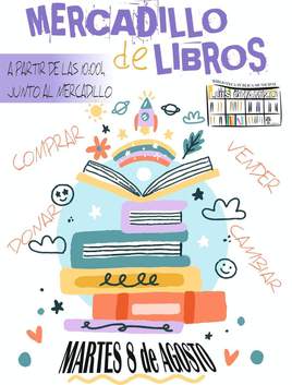 La biblioteca saldrá a la calle el 8 de agosto