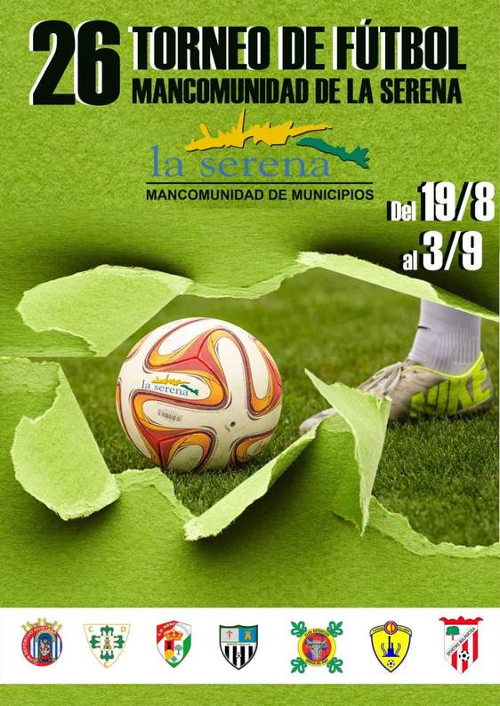 El XXVI Trofeo de Fútbol de la mancomunidad de la Serena se celebrará a partir del 19 de agosto