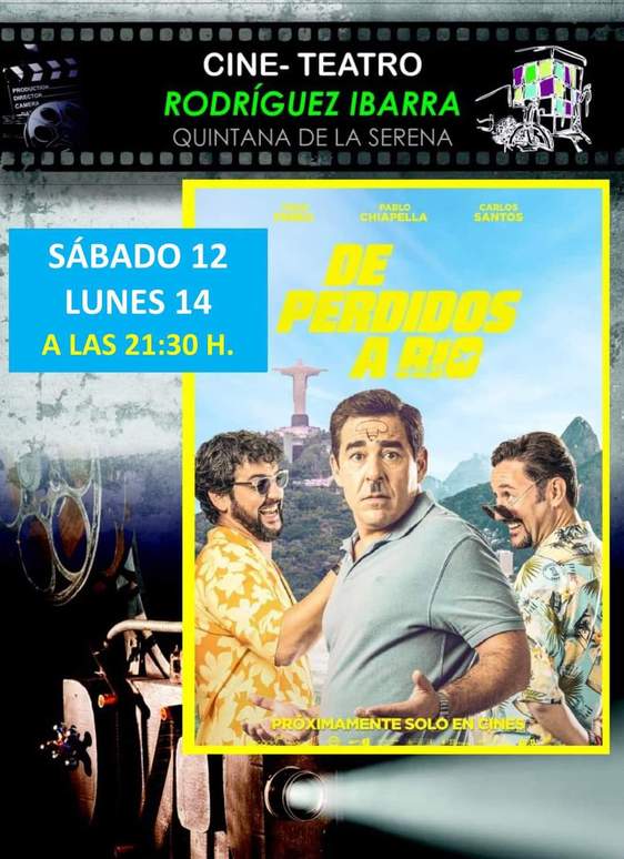 Doble sesión de 'De perdidos a Río' en el Cine Teatro Rodríguez Ibarra