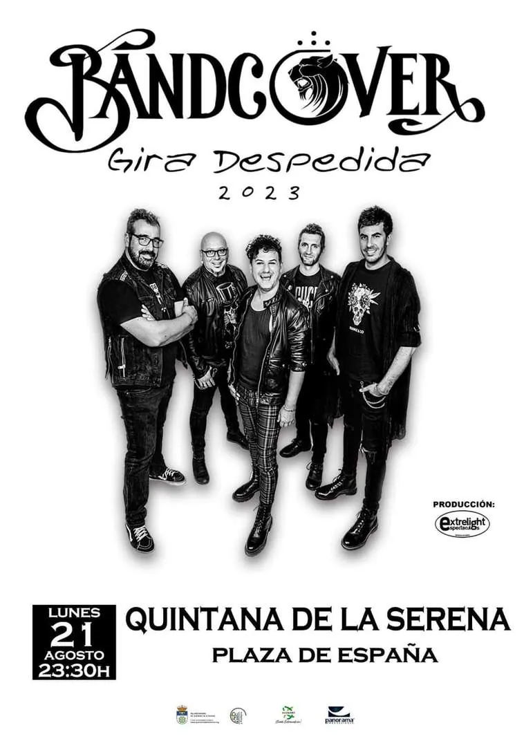 Band Cover en Quintana el 21 de agosto, dentro de su 'Gira Despedida'