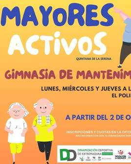 Abierto el plazo de inscripción para la gimnasio de mantenimiento para mayores