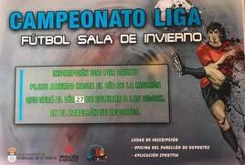 Abierto el plazo de inscripción para el campeonato de fútbol sala de invierno