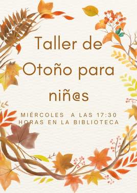 Taller de Otoño en la biblioteca con los más pequeños