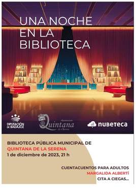 Sesión de Cuentacuentos para adultos en la Biblioteca Municipal