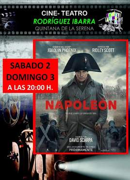 Doble sesión de 'Napoleón' en el Cine Teatro Rodríguez Ibarra