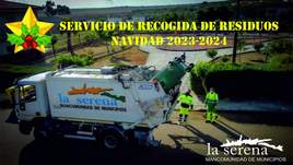 La Mancomunidad anuncia cambios en el horario del servicio de recogida de residuos en Navidad
