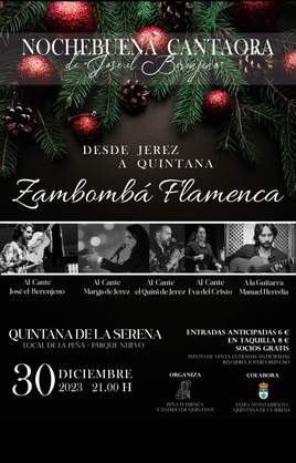 Festival de flamenco en Quintana el 30 de diciembre