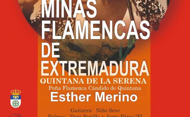Esther Merino en Quintana con las Minas Flamencas de Extremadura