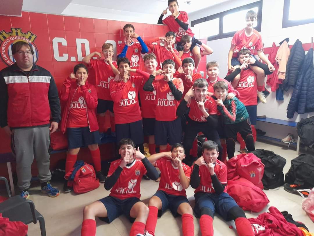 Sábado triunfal para la escuela del CD Quintana