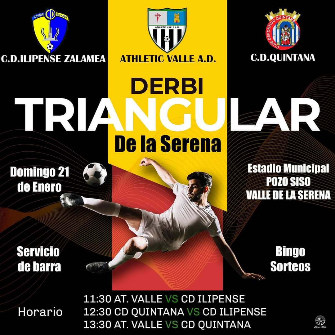 El CD Quintana disputará un triangular frente a Ilipense Zalamea y Athletic Valle