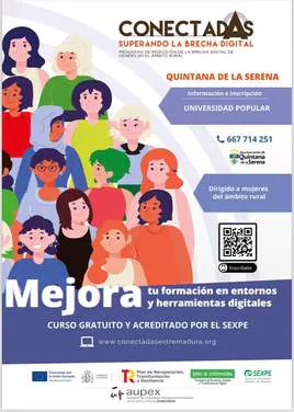 Conectadas, curso gratuito en la Universidad Popular de Quintana