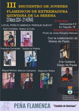 III Encuentro de jóvenes flamencos de Extremadura en Quintana