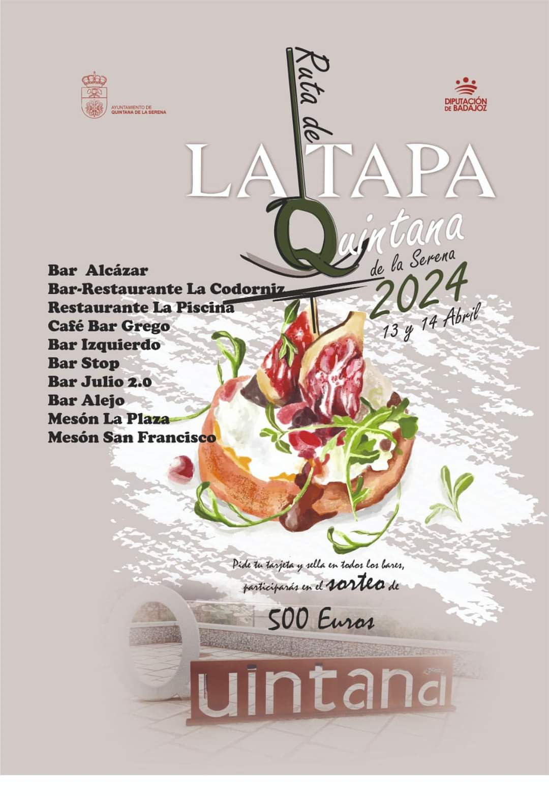 Diez establecimientos participarán en 'La ruta de la tapa de Quintana 2024'