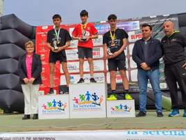 Javier Dávila, vencedor del XXIII Cross de la Serena en categoría infantil