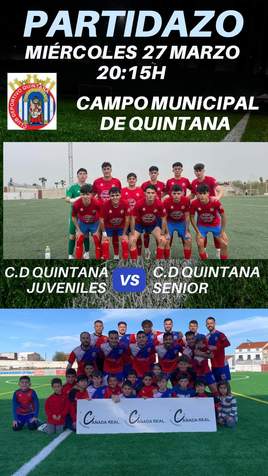 El CD Quintana y el Juvenil se miden en un amistoso durante el parón liguero