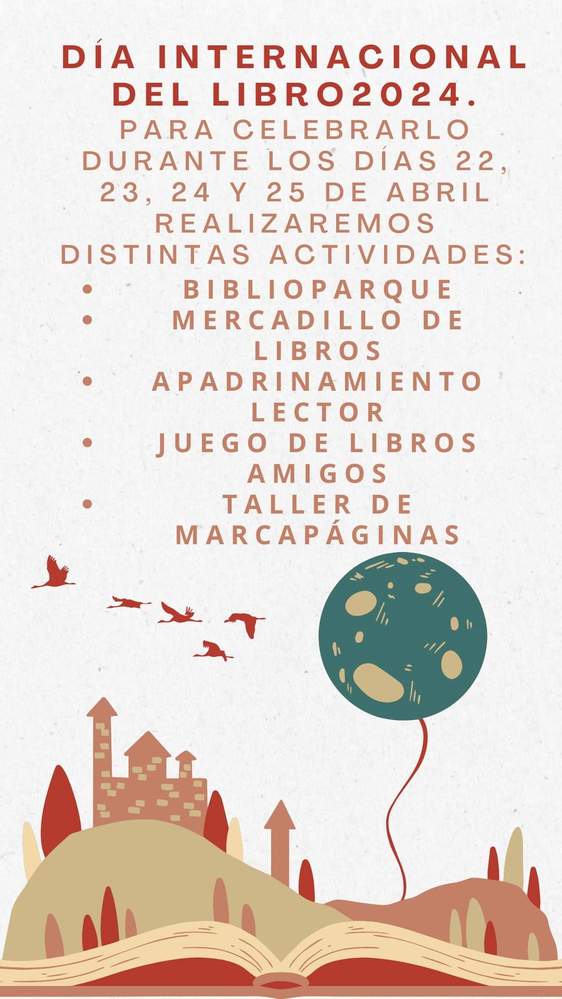 La semana del libro, protagonista en la agenda de la Biblioteca Municipal