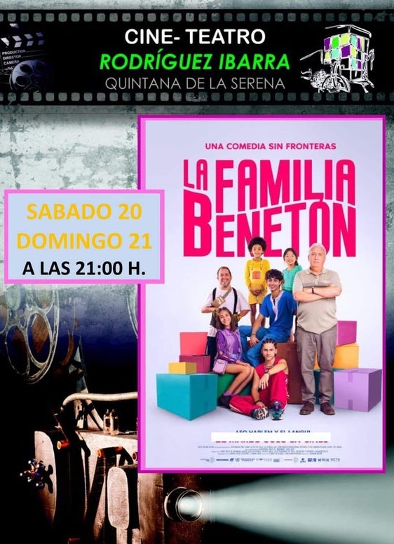 Doble sesión de 'La familia Benetón' en el Cine Teatro Rodríguez Ibarra