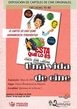 Exposición colectiva «Una vide de cine» en el Centro de Mayores de Quintana