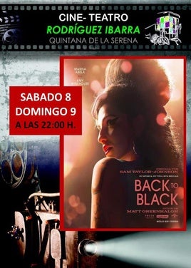 Doble sesión de 'Back to black' en el Cine Teatro Rodríguez Ibarra